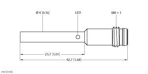Turck Inductive Sensor (BI1-EH04-RP6X-V1331)