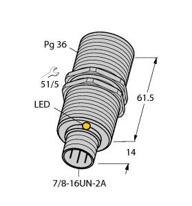 Turck Inductive Sensor (BI20-G47-AZ3X-B2131)