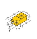 Turck Inductive Sensor, With Extended Temperature Range (BI22-Q20-RP6X2/S400-S946)