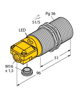 Turck Inductive Sensor (BI25-G47SR-FZ3X2)