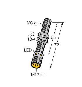 Turck Inductive Sensor (BI2-G08-AN6X-H1341)