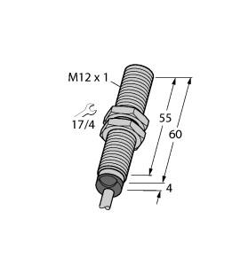 Turck Inductive Sensor, With Analog Output (BI4-M12-LIU)