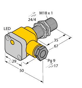 Turck Inductive Sensor (BI5-G18SK-Y1X)