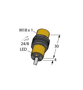 Turck Inductive Sensor, With Extended Temperature Range (BI5-P18-Y1X/S97)