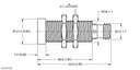 Turck Inductive Sensor, With Extended Switching Distance (BI8U-MT18M-AP6X2-H1141/S1610)