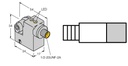 Turck Magnetic Field Sensor, For Pneumatic Cylinders (BIM-IKM-AZ3X2-B3131 W/KLI3)