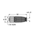 Turck Accessories for Fieldbus Systems, Field-Wireable Connector, 7/8″ Female, Straight (BKV4140-0/9)