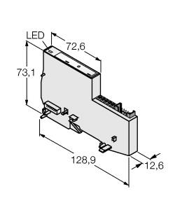 Turck BL20 Economy Module, SWIRE communication module (BL20-E-1SWIRE)