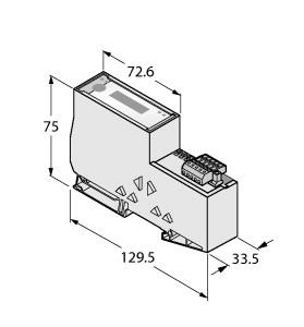 Turck Gateway for the BL20 I/O System, Interface for DeviceNet™ (BL20-E-GW-DN)