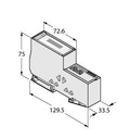 Turck Gateway for the BL20 I/O System, Multiprotocol Interface for Ethernet (BL20-E-GW-EN)