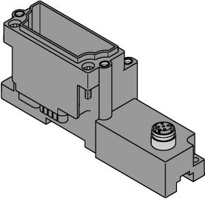 Turck BL67 base module, 1 × M12 Connector, 5-pin (BL67-B-1M12)