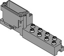 Turck BL67 base module, 8 × M8 Connector, 3-pin (BL67-B-8M8)