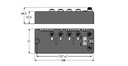 Turck BL compact™ fieldbus station for CANopen, 4 Analog Inputs for Pt and Ni Sensors (BLCCO-4M12L-2AI-PT-2AI-PT)