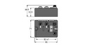 Turck BL compact™ fieldbus station for DeviceNet™, Interface for Connection of 2 BL ident Read/Write Heads (HF/UHF) (BLCDN-2M12S-2RFID-S)