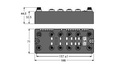 Turck BL compact™ fieldbus station for DeviceNet™, 16 Configurable Digital PNP Channels (BLCDN-8M12LT-8XSG-PD-8XSG-PD)