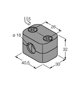 Turck Accessories, Mounting Clamp (BSS-18)