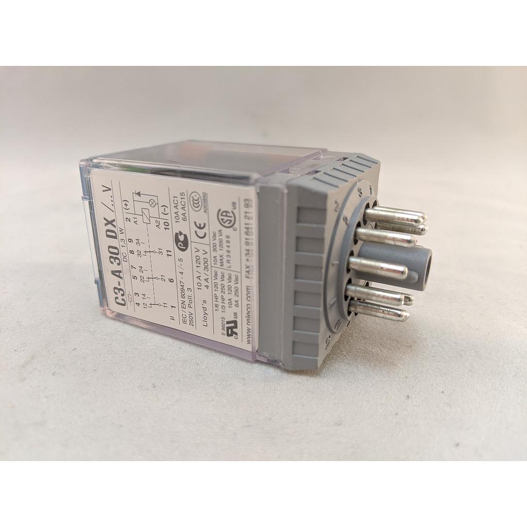 Turck Comat Releco by TURCK, Power Relay, 11-pin (C3-A30DX/024VDC)