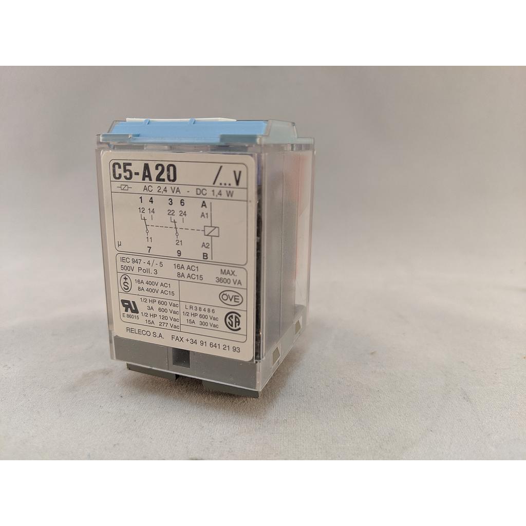 Turck Comat Releco by TURCK, Power Relay, 11-pin flat (C5-A20/024VDC)