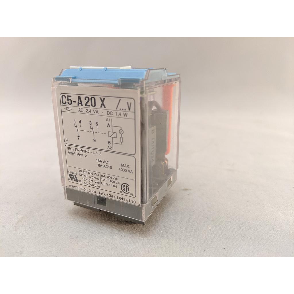 Turck Comat Releco by TURCK, Power Relay, 11-pin flat (C5-A20X/024VDC)