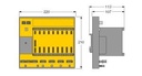 Turck FOUNDATION fieldbus, Backplane for the DPC System (DPC-49-4RMB)