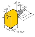 Turck Flow Monitoring, Immersion Sensor with Integrated Processor (FCS-N1/2A4P-ARX-B1151/115VAC)