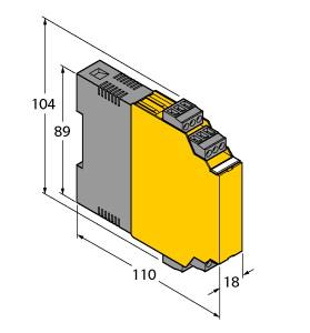 Turck Isolating switching amplifier, 2-channel (IM1-22EX-R)