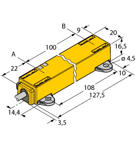 Turck Inductive Linear Position Sensor (LI100P1-Q17LM1-LU4X2/S97)