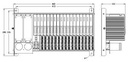 Turck excom I/O System, Module Rack, Zone 1, for 16 Modules (MT16-2G)