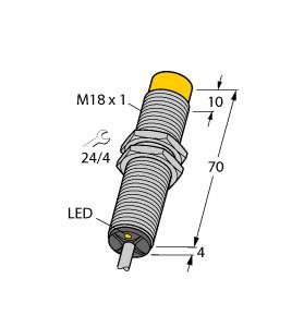 Turck Inductive Sensor (NI10-G18-AZ3X 70MM)