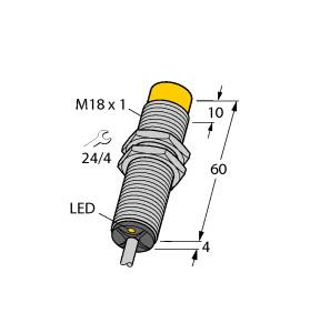Turck Inductive Sensor (NI10-G18-Y0X 60MM)