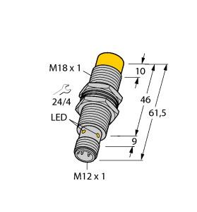 Turck Inductive Sensor (NI12U-M18-AP6X-H1141/S395)