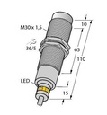 Turck Inductive Sensor, For Harsh Environments and Temperatures up to 120°C (NI15-EM30D-VP6X/S120)