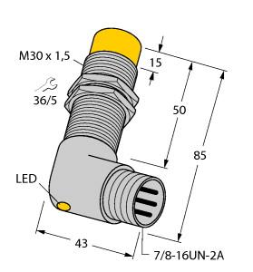 Turck Inductive Sensor (NI15-G30-AN6X-B1441)