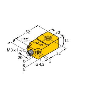 Turck Inductive Sensor (NI20U-Q14-RP6X2-V1131)