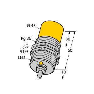 Turck Inductive Sensor (NI25-G47-AP4X)