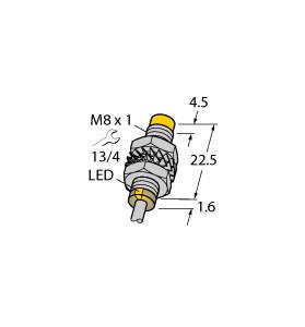 Turck Inductive Sensor, With Increased Switching Distance (NI3-M08K-AP6X)