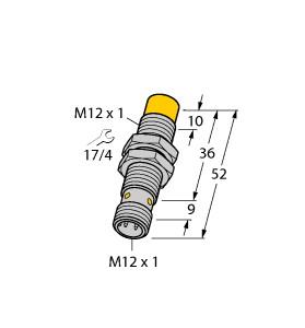 Turck Inductive Sensor (NI4-M12-AP6-H1141)