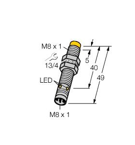 Turck Inductive Sensor (NI4U-EG08-AN6X-V1131)