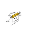Turck Inductive Sensor, With Extended Switching Distance (NI4U-Q8SE-RP6X-V1131)