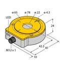 Turck Contactless Encoder, Analog, Premium Line (RI360P0-QR24M0-ELIU5X2-H1151/S1321)