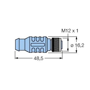 Turck Accessories for Fieldbus Systems, Bus termination resistor (RKE 57-TR2)