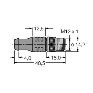 Turck Accessories for Fieldbus Systems, Bus termination resistor (RSEV-48TR-EX)