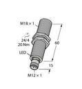 Turck Ultrasonic Sensor, Diffuse Mode Sensor (RU130U-M18E-2UP8X2-H1151)