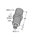 Turck Ultrasonic Sensor, Diffuse Mode Sensor (RU300U-M30E-LI8X2-H1151)
