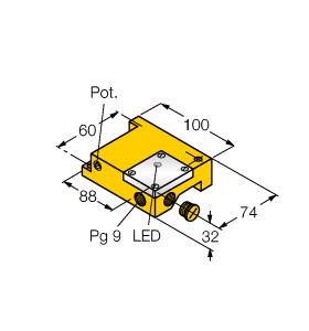 Turck Inductive Sensor, Amplifier for Ring Probe (S32SR-VP44X)