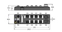 Turck Ethernet Spanner, Master to master data exchange, NAT router, 16 digital PNP inputs (TBEN-L5-EN1)