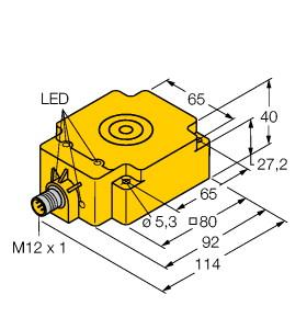 Turck HF Read/Write Head, For Explosion Hazardous Areas (TNLR-Q80-H1147-EX)