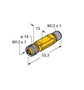 Turck Temperature Detection, With Current Output and PNP/NPN Transistor Switching Output (TTM-100-LIUPN-H1140)