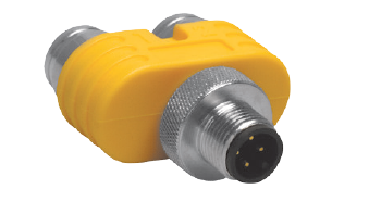 Turck Actuator and Sensor Splitter, 2 Branch (YBZ2-FSM4.5/2FK4.5/S651)