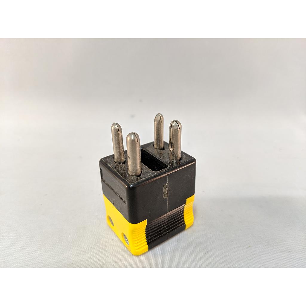 | OBSOLETE | DUAL THERMOCOUPLE CONNECTOR TYPE K PLUG (MALE)